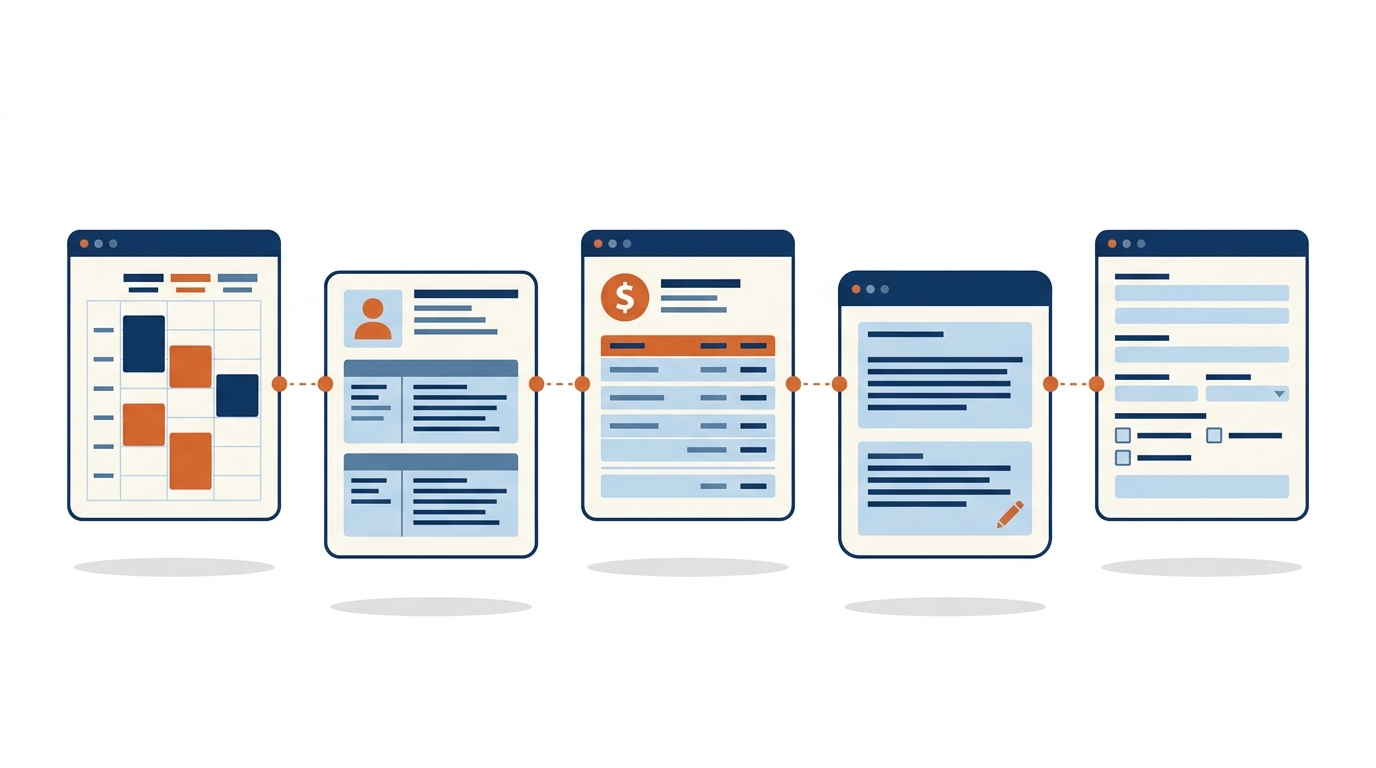 EHR integration partners including SimplePractice, TherapyNotes, Jane App, Healthie, and Ensora connected through a HIPAA-compliant pipeline