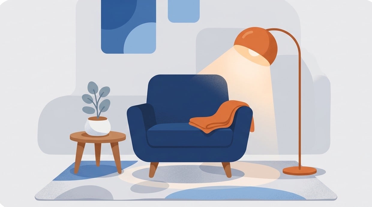 Empty therapy chair